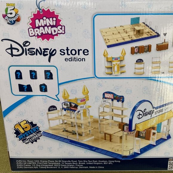 5 Surprise Mini Brands Mini Disney Store Playset by Zuru - Disney Toy Store NEW - Picture 3 of 4